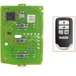 Xhorse XZBT41EN Remote Key Honda 3 Buttons PCB For Crosstour 2013-2015/Redgeline 2017-201 English